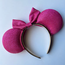 Load image into Gallery viewer, Pink Glitter Ears