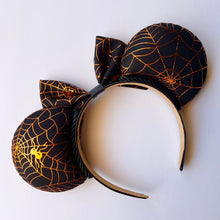 Load image into Gallery viewer, Orange Web Ears