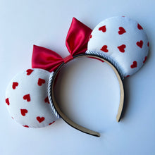 Load image into Gallery viewer, Red Velvet Hearts Ears