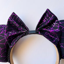 Load image into Gallery viewer, Purple Web Ears