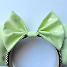 Load image into Gallery viewer, Green Iridescent Hearts Ears