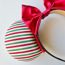 Load image into Gallery viewer, RTS Holiday Stripes Ears
