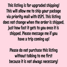 Load image into Gallery viewer, Upgraded Shipping
