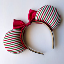 Load image into Gallery viewer, RTS Holiday Stripes Ears

