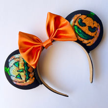 Load image into Gallery viewer, Sequin Pumpkin Ears
