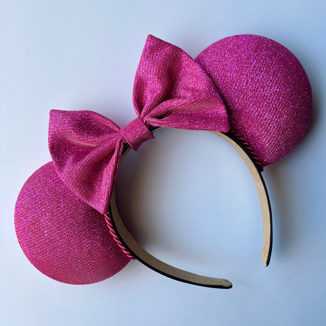 Pink Glitter Ears