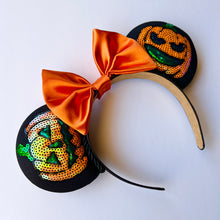 Load image into Gallery viewer, Sequin Pumpkin Ears
