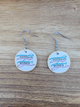 Load image into Gallery viewer, Votes for Women small earrings
